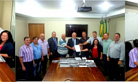 Buracos da RST 153 mobiliza Vereadores de Barros Cassal a visitarem a Secretaria de Transportes do Estado.